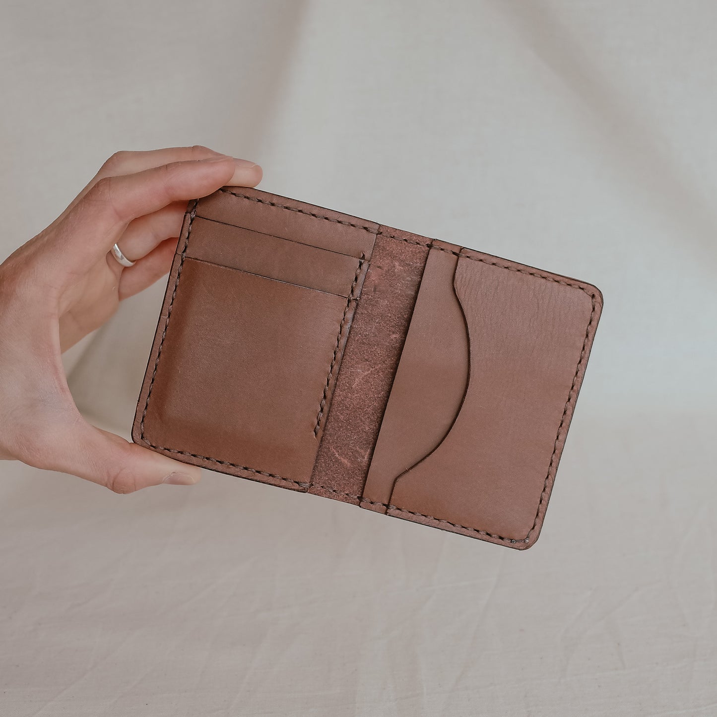 Standard folded card wallet